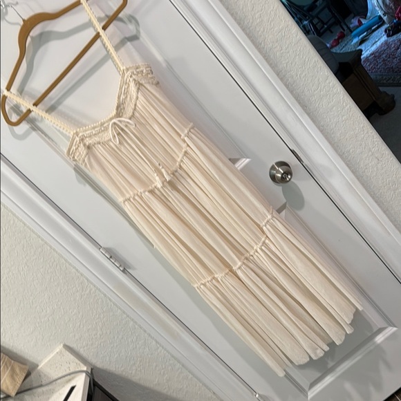 Robin Piccone Cream Maxi Dress - Picture 3 of 13